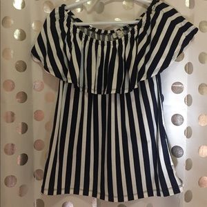 Off the shoulder t shirt